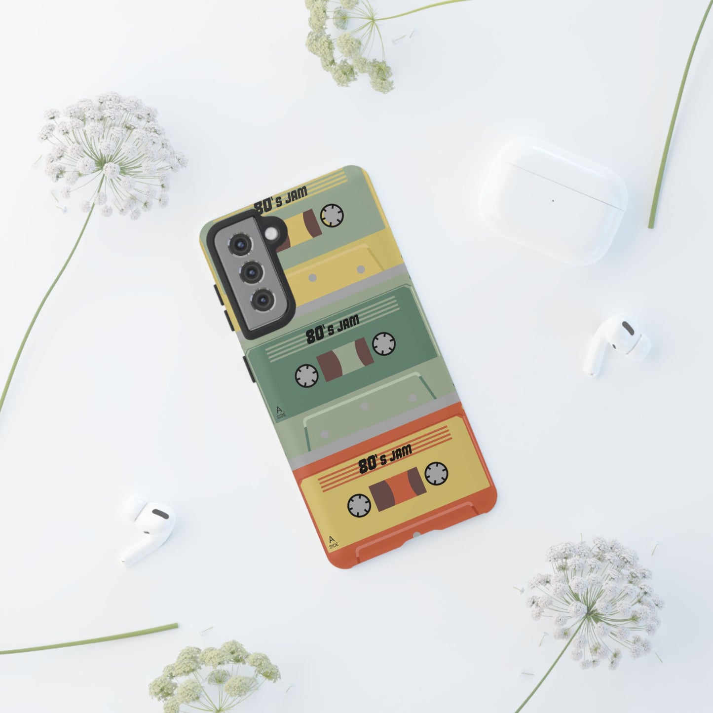 80s Jam Phone Case, Retro 80s Style, Tough Phone Cover, Vintage Cassette Design, Gift for Music Lovers