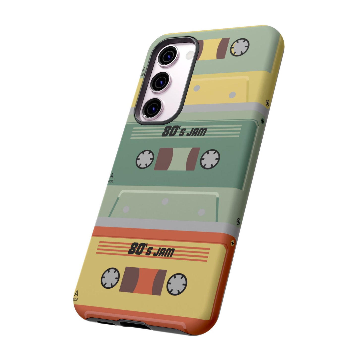 80s Jam Phone Case, Retro 80s Style, Tough Phone Cover, Vintage Cassette Design, Gift for Music Lovers