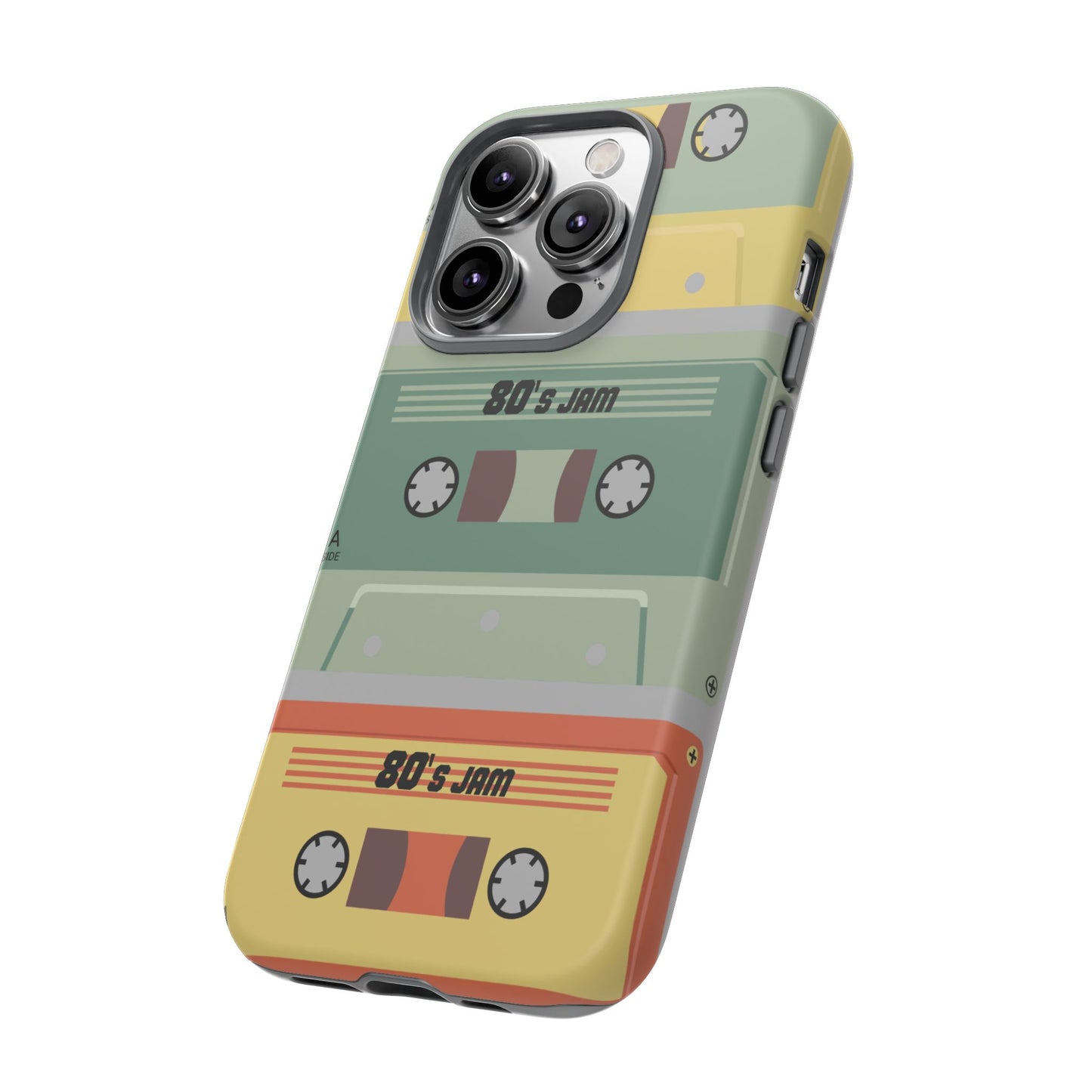 80s Jam Phone Case, Retro 80s Style, Tough Phone Cover, Vintage Cassette Design, Gift for Music Lovers