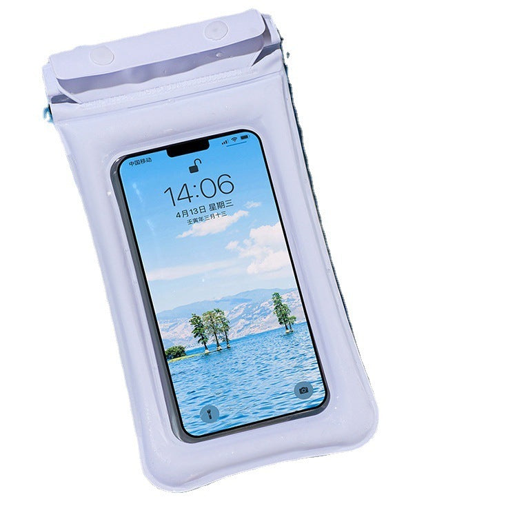 Inflatable Floating Touch Screen Mobile Phone Waterproof Bag Three Layers