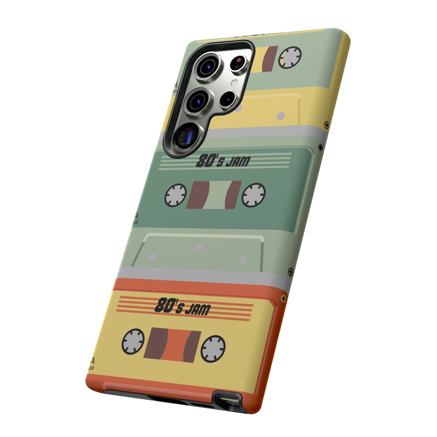 80s Jam Phone Case, Retro 80s Style, Tough Phone Cover, Vintage Cassette Design, Gift for Music Lovers