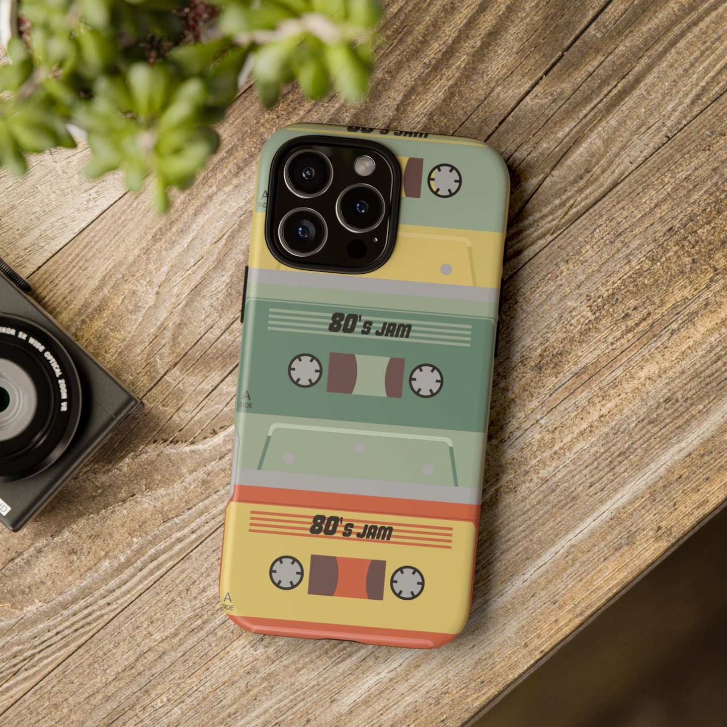 80s Jam Phone Case, Retro 80s Style, Tough Phone Cover, Vintage Cassette Design, Gift for Music Lovers