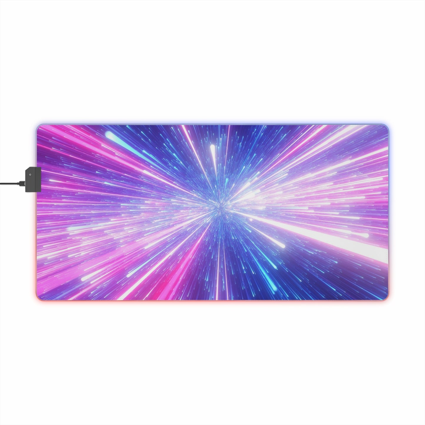 Vibrant LED Gaming Mouse Pad, Colorful Mousepad for Gamers, LED Desk Mat for PC & Console Gaming, Stylish Gaming Accessories