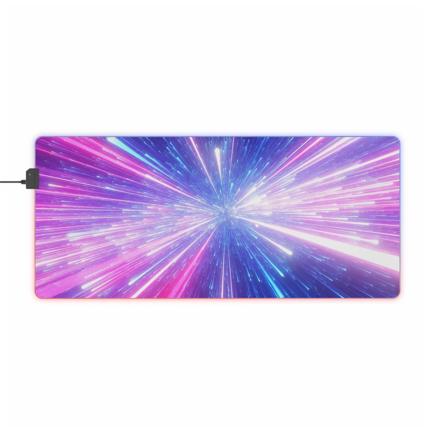 Vibrant LED Gaming Mouse Pad, Colorful Mousepad for Gamers, LED Desk Mat for PC & Console Gaming, Stylish Gaming Accessories