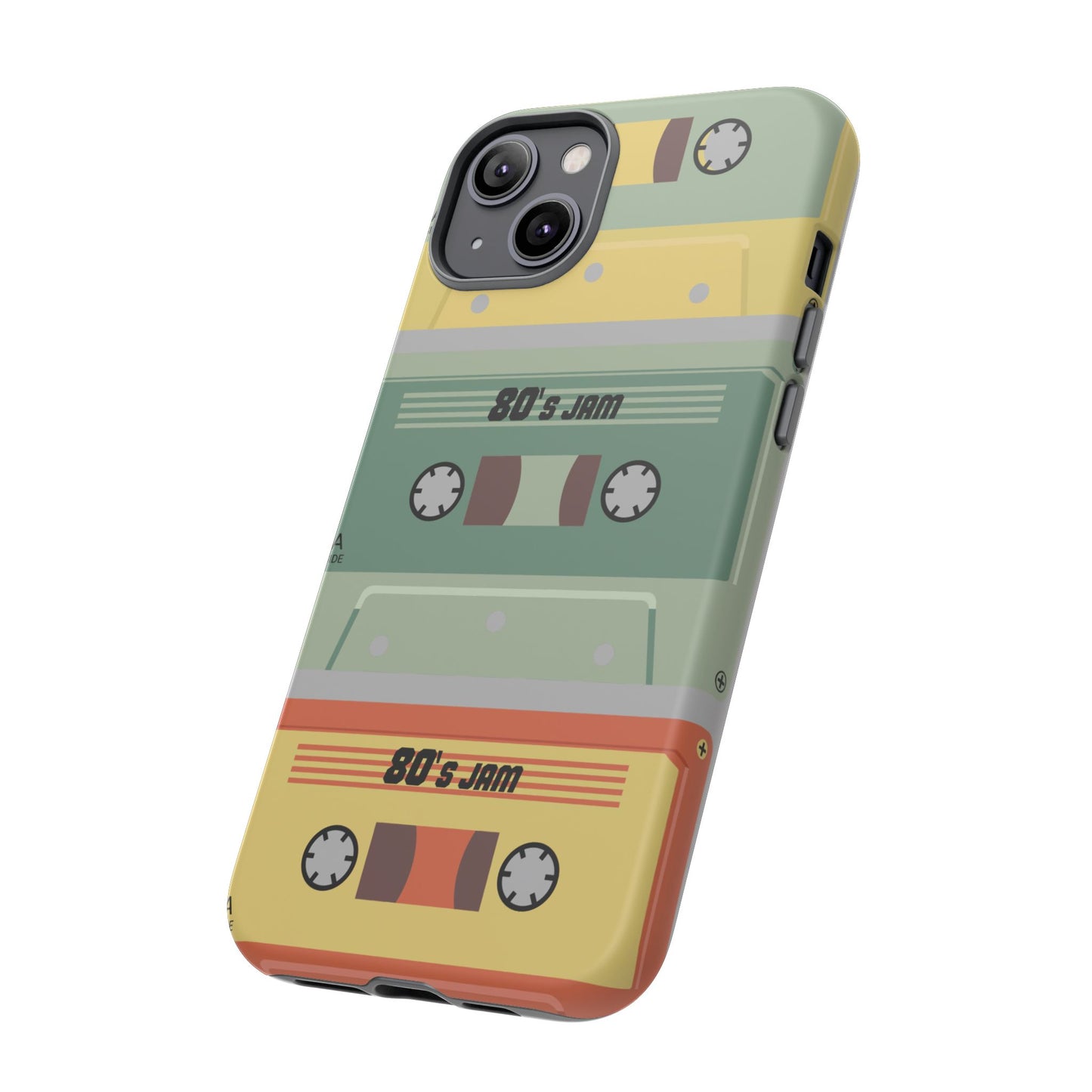 80s Jam Phone Case, Retro 80s Style, Tough Phone Cover, Vintage Cassette Design, Gift for Music Lovers