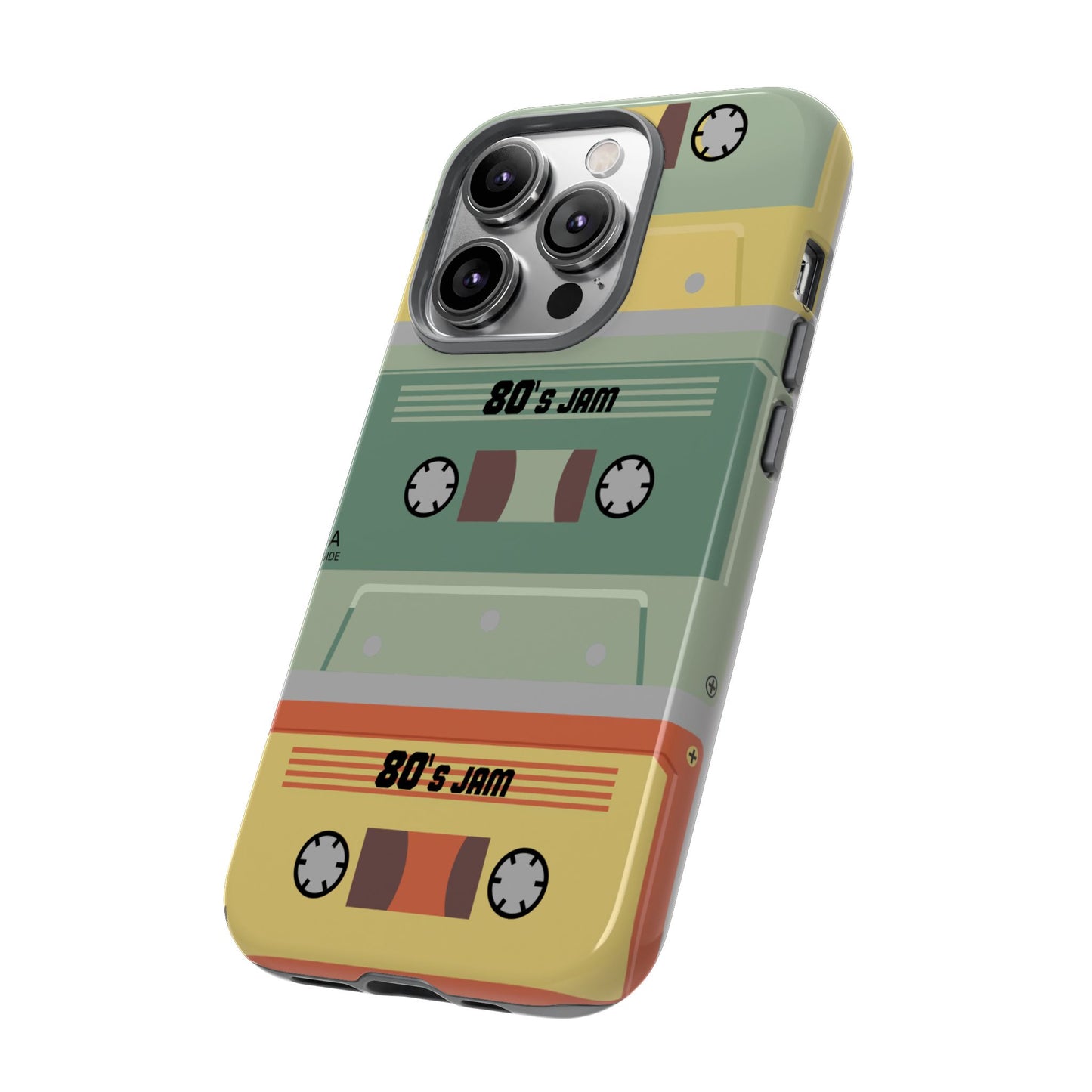 80s Jam Phone Case, Retro 80s Style, Tough Phone Cover, Vintage Cassette Design, Gift for Music Lovers