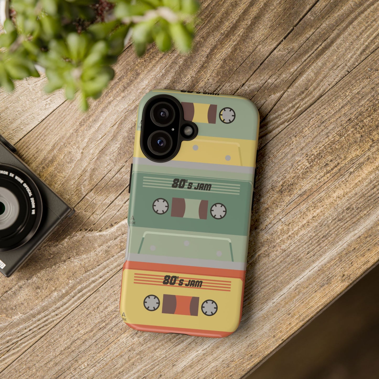 80s Jam Phone Case, Retro 80s Style, Tough Phone Cover, Vintage Cassette Design, Gift for Music Lovers