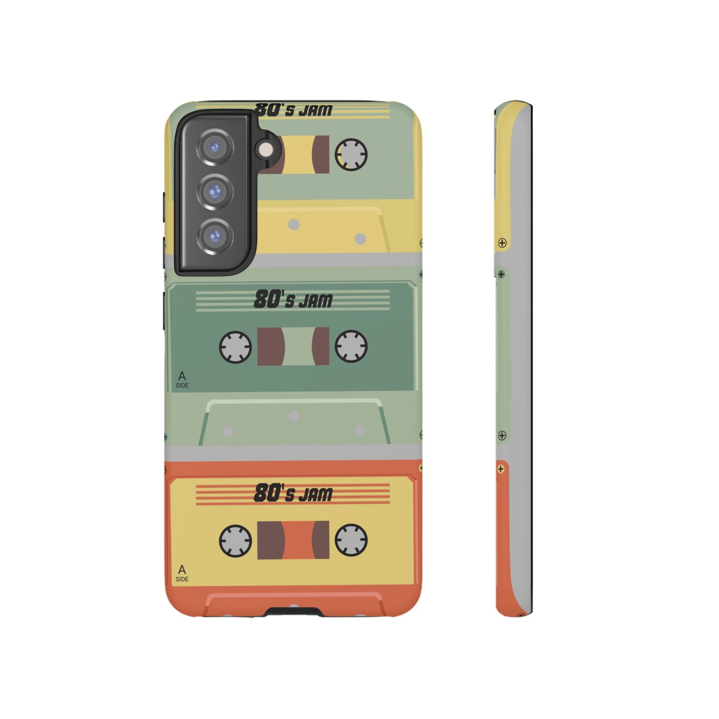 80s Jam Phone Case, Retro 80s Style, Tough Phone Cover, Vintage Cassette Design, Gift for Music Lovers
