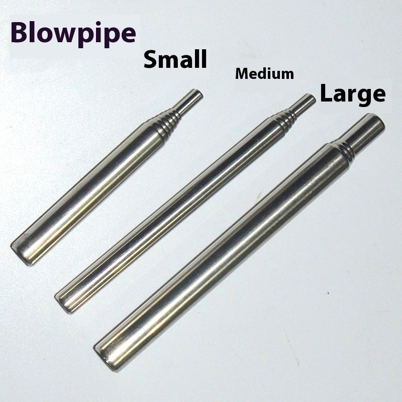 Alloy Camping Fire Blower Retractable Rod Outdoor Portable Retractable