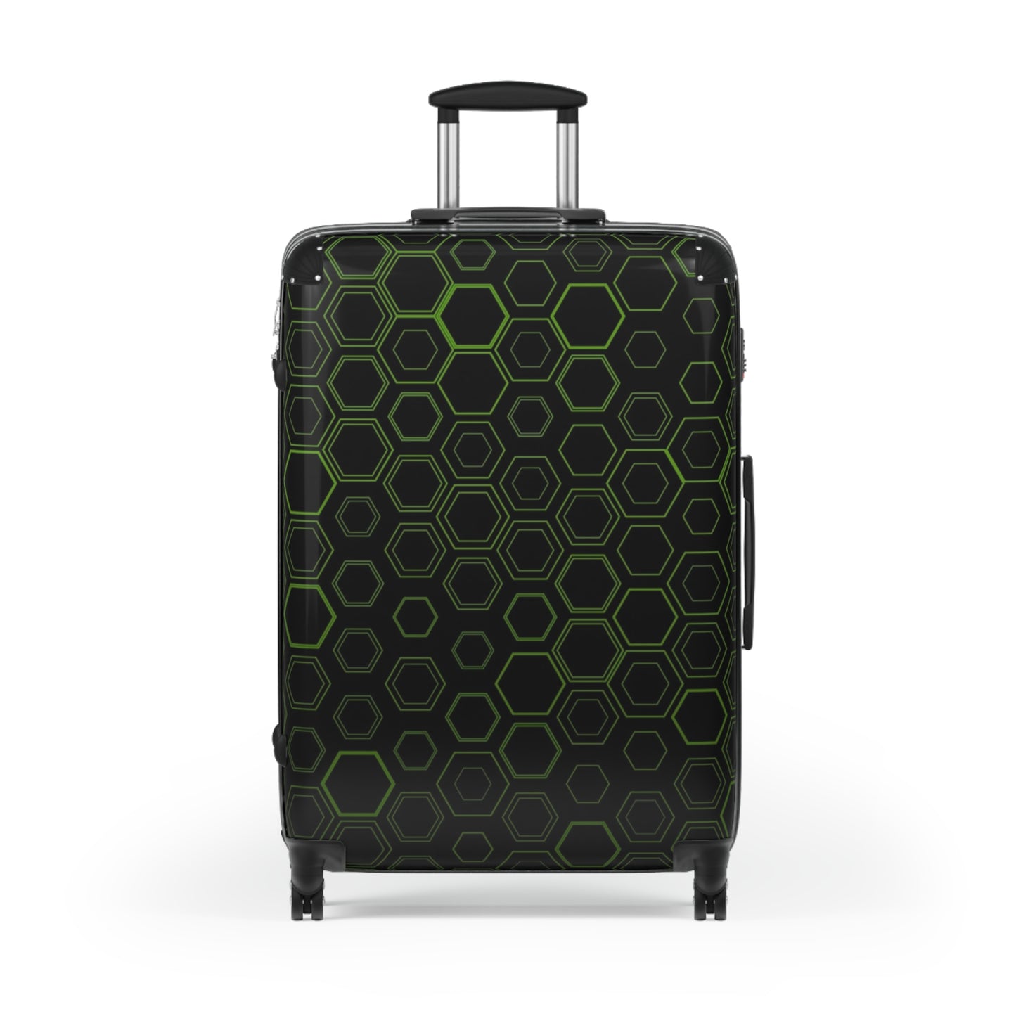 Stylish Travel Suitcase with Hexagonal Design, Lightweight Luggage for Adventurers, Perfect for Vacations, Business Trips, and Getaways
