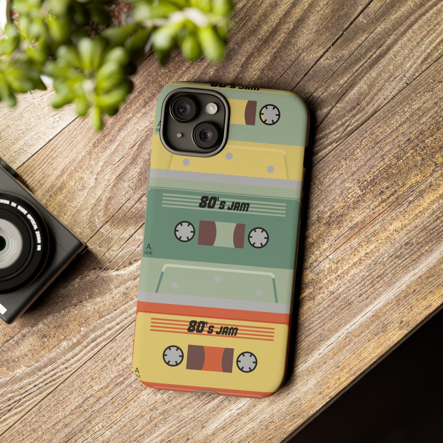 80s Jam Phone Case, Retro 80s Style, Tough Phone Cover, Vintage Cassette Design, Gift for Music Lovers