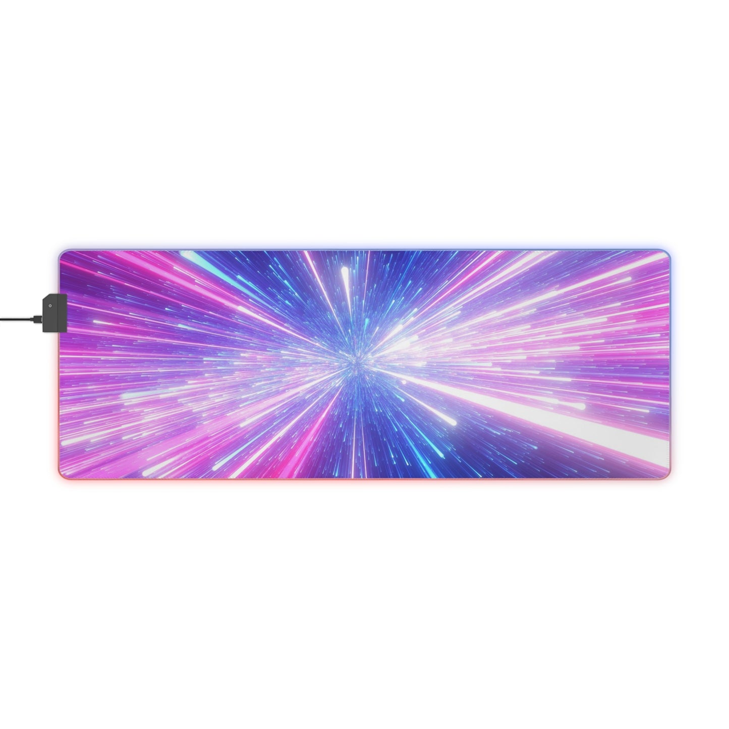 Vibrant LED Gaming Mouse Pad, Colorful Mousepad for Gamers, LED Desk Mat for PC & Console Gaming, Stylish Gaming Accessories