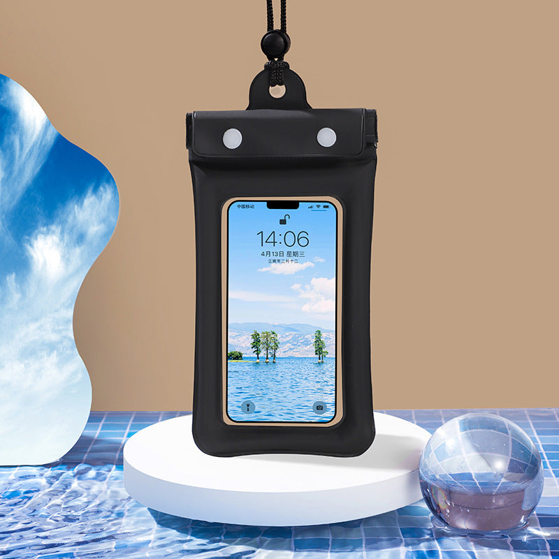 Inflatable Floating Touch Screen Mobile Phone Waterproof Bag Three Layers