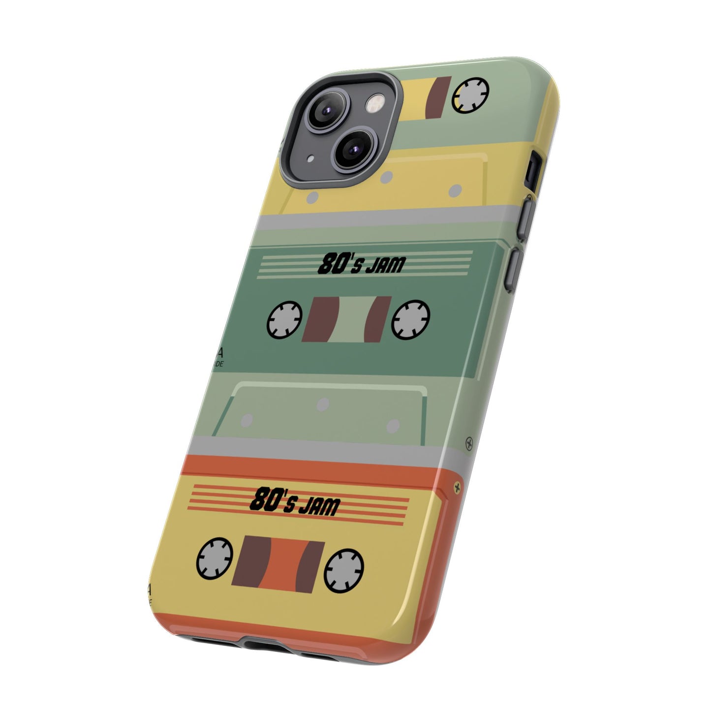 80s Jam Phone Case, Retro 80s Style, Tough Phone Cover, Vintage Cassette Design, Gift for Music Lovers