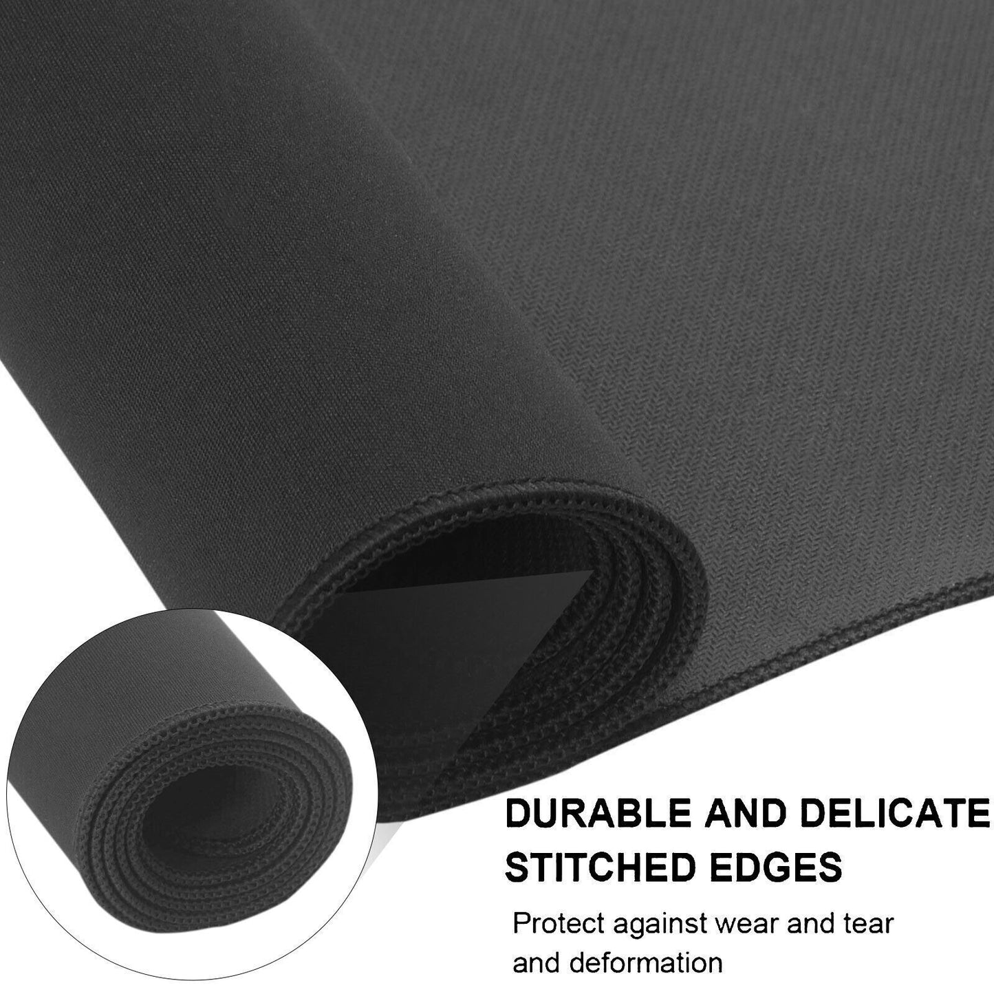 Black 90x40cm Extra Large Anti Slip Gaming Mouse Mat PC Laptop Keyboard Desk Pad