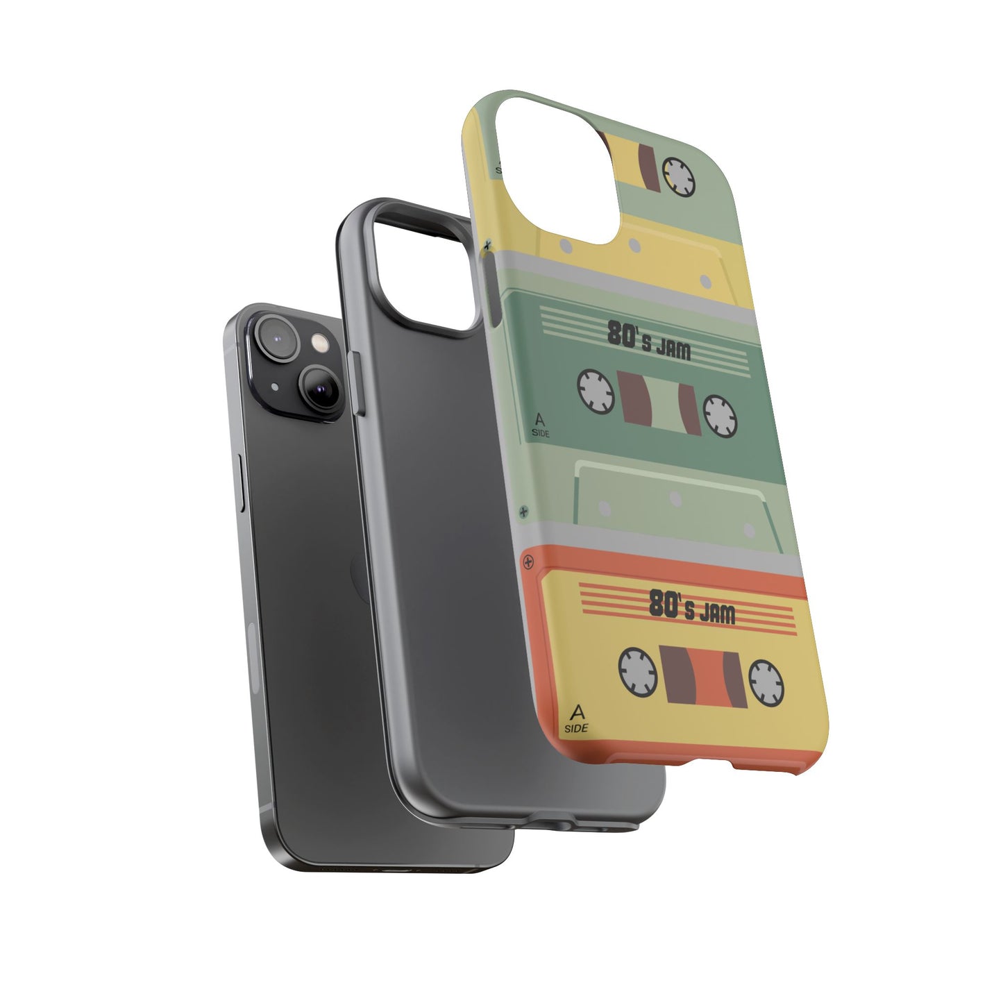 80s Jam Phone Case, Retro 80s Style, Tough Phone Cover, Vintage Cassette Design, Gift for Music Lovers