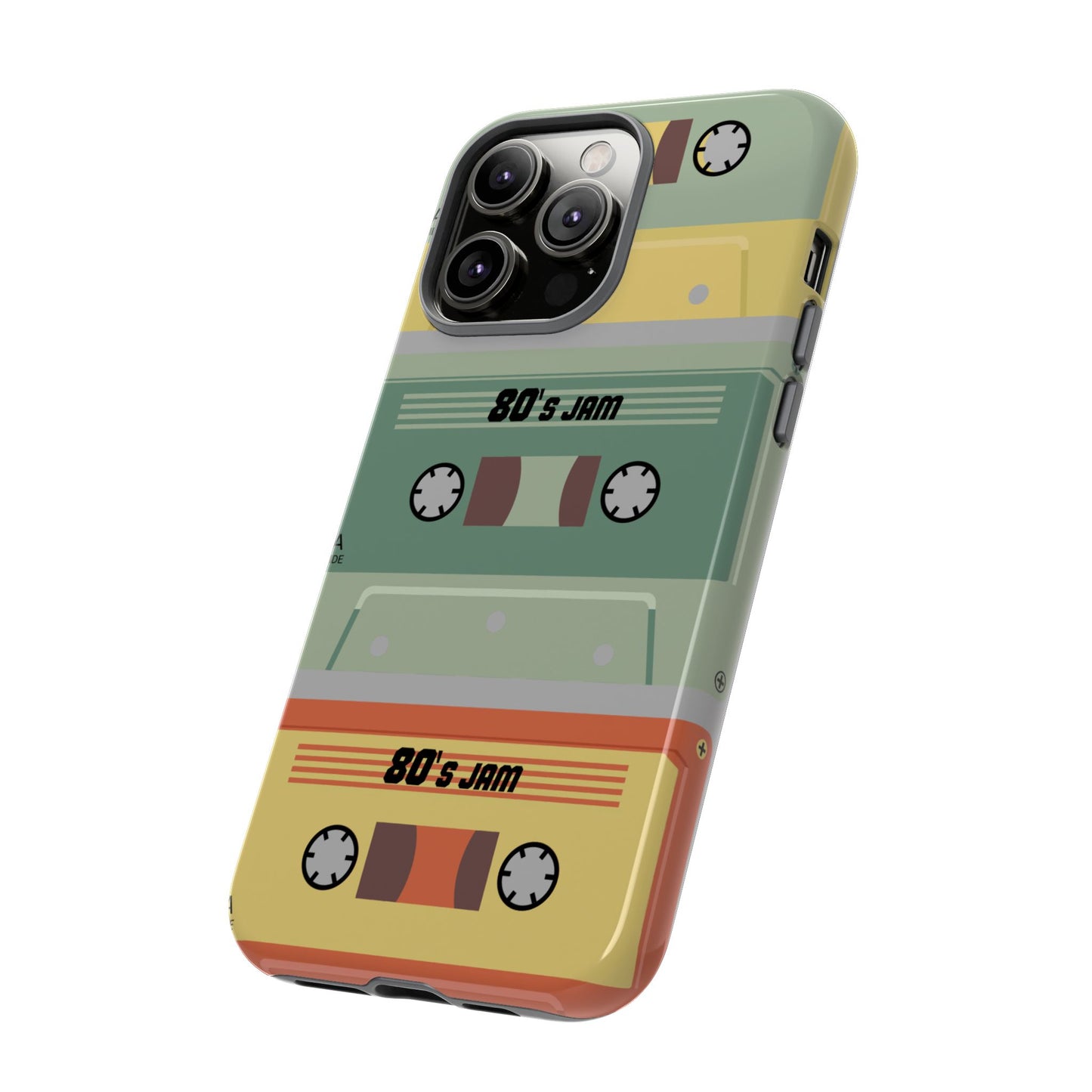 80s Jam Phone Case, Retro 80s Style, Tough Phone Cover, Vintage Cassette Design, Gift for Music Lovers