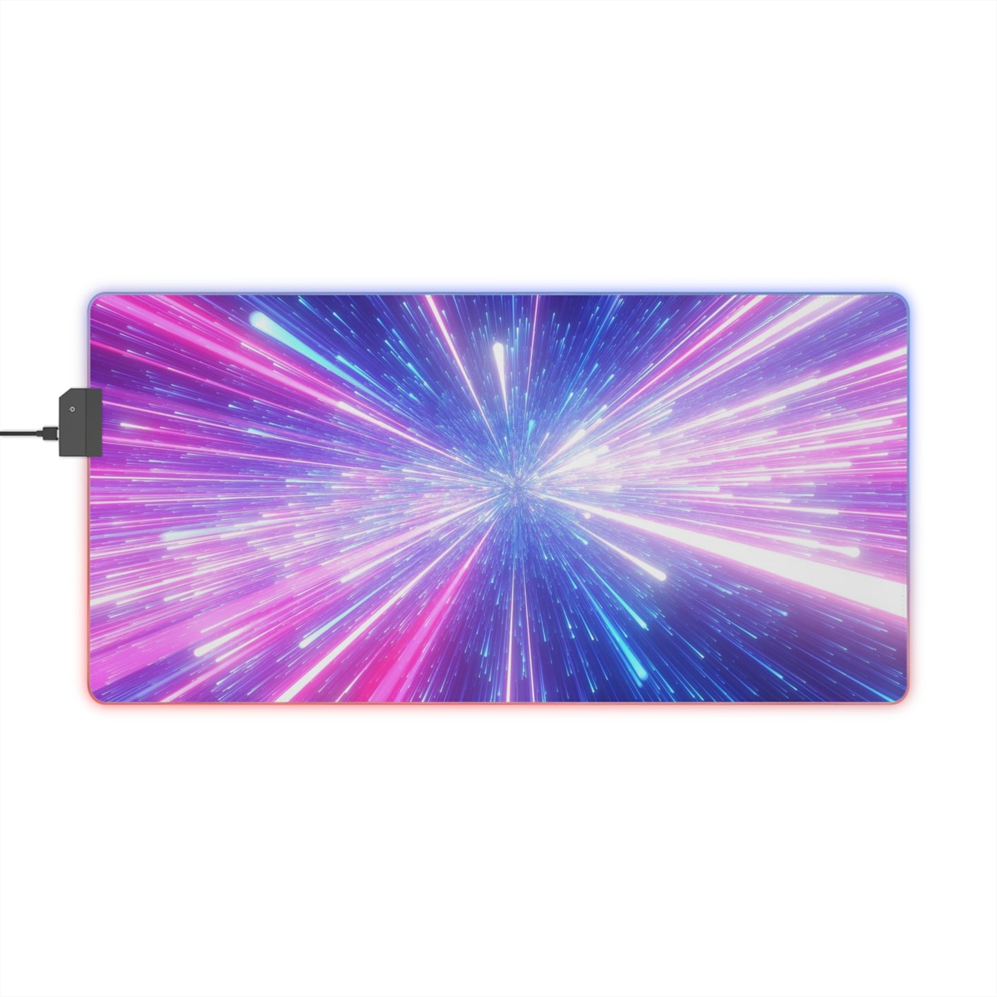 Vibrant LED Gaming Mouse Pad, Colorful Mousepad for Gamers, LED Desk Mat for PC & Console Gaming, Stylish Gaming Accessories